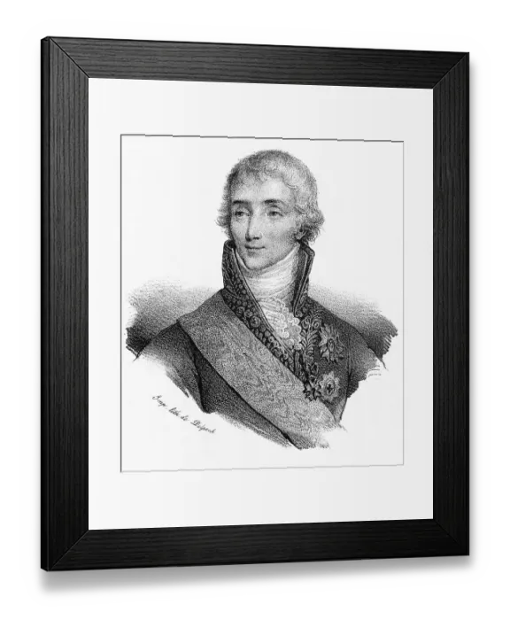 Framed Print : Print of Joseph Fouche Framed Print : Print of Joseph Fouche