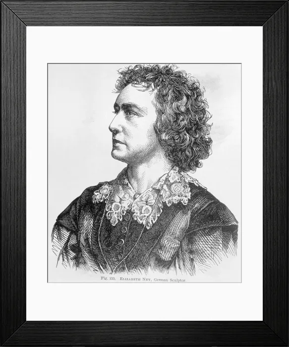 Framed Print : Portrait of Elizabeth Ney Framed Print : Portrait of Elizabeth Ney