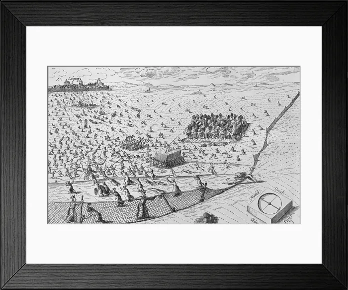 Framed Print : Illustration of Battle of Breitenfield Framed Print : Illustration of Battle of Breitenfield