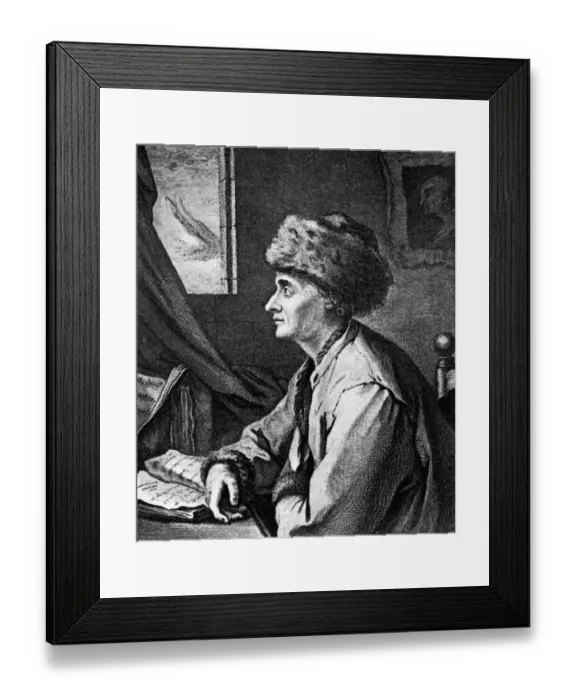 Framed Print : Jean Jacques Rousseau (1712-1778) Framed Print : Jean Jacques Rousseau (1712-1778)