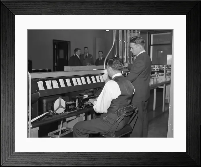 Framed Print : Behind Scenes at Stock Exchange Framed Print : Behind Scenes at Stock Exchange