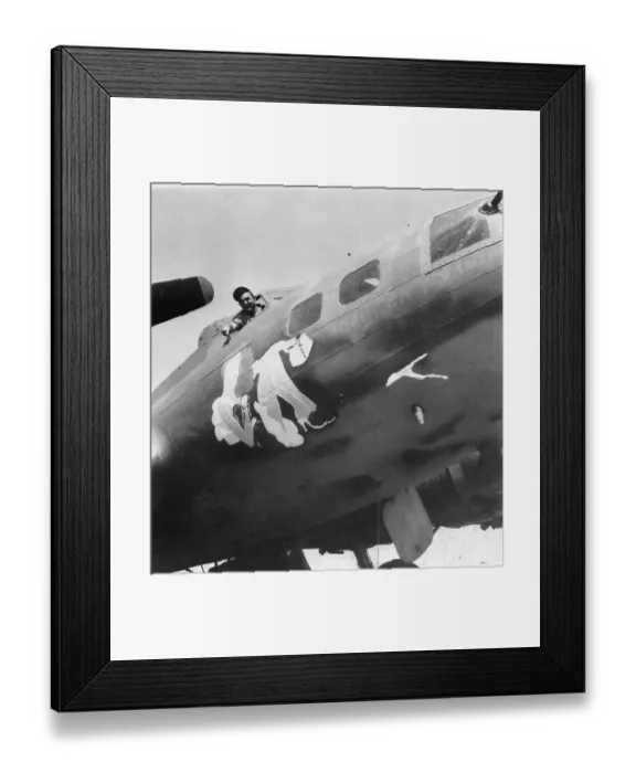 Framed Print : World War II Airplane Nose Art Framed Print : World War II Airplane Nose Art