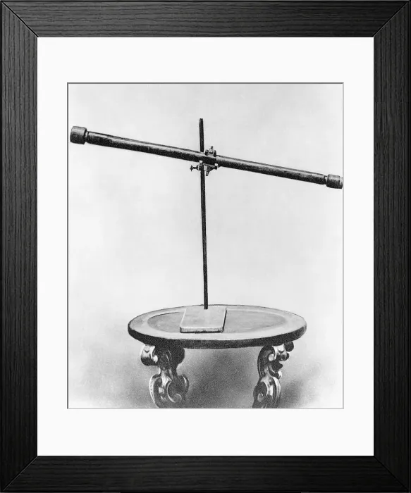 Framed Print : Galileo's Telescope Sitting on Table Framed Print : Galileo's Telescope Sitting on Table