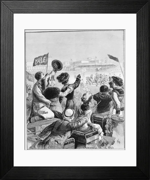 Framed Print : Yale vs. Princeton Framed Print : Yale vs. Princeton
