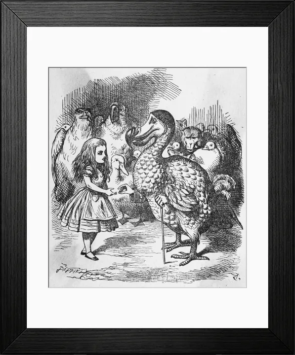 Framed Print : Lewis Carroll: Alice in Wonderland