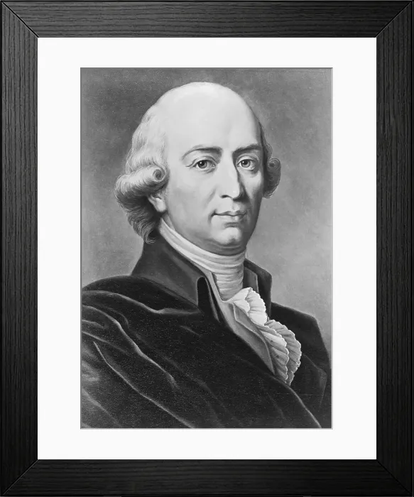 Framed Print : Portrait of Johann Gottfried von Herder Framed Print : Portrait of Johann Gottfried von Herder
