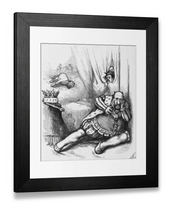 Framed Print : Newspaper Illustration of William Marcy Tweed Portraying Richard III by Thomas Nast Framed Print : Newspaper Illustration of William Marcy Tweed Portraying Richard III by Thomas Nast