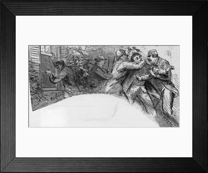 Framed Print : Illustration Depicting Wall Street and Broadway - Ways of Getting and Spending Money Framed Print : Illustration Depicting Wall Street and Broadway - Ways of Getting and Spending Money