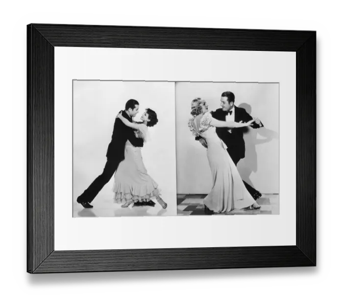 Framed Print : Gene Laverne Dancing with Carole Lombard Framed Print : Gene Laverne Dancing with Carole Lombard