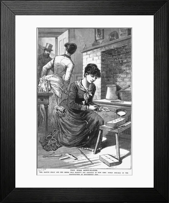 Framed Print : They Were Money-Makers Newspaper Illustration Framed Print : They Were Money-Makers Newspaper Illustration