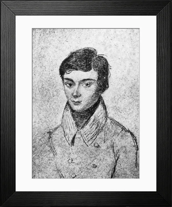 Framed Print : Portrait of Evariste Galois Framed Print : Portrait of Evariste Galois