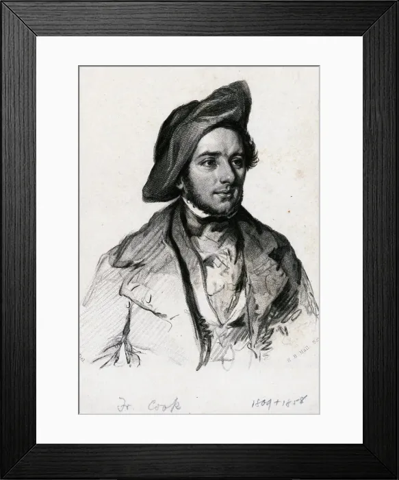 Framed Print : Illustration of Alexis Soyer Framed Print : Illustration of Alexis Soyer