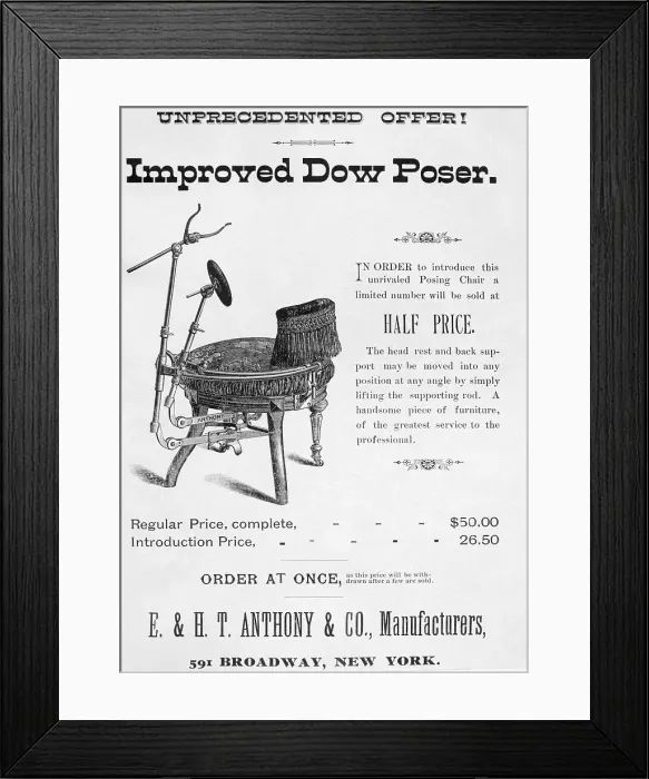 Framed Print : Photo Studio Equipment Advertisement Framed Print : Photo Studio Equipment Advertisement