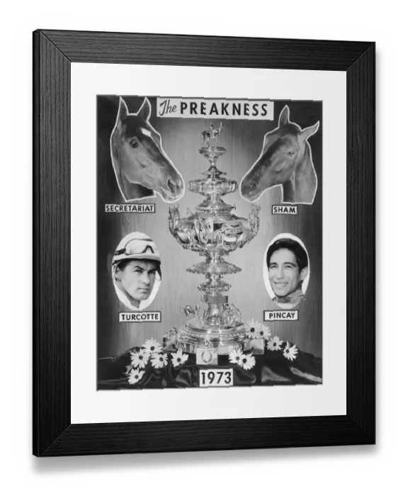 Framed Print : Illustration Showing The Preakness Winners Horses and Jockeys Framed Print : Illustration Showing The Preakness Winners Horses and Jockeys
