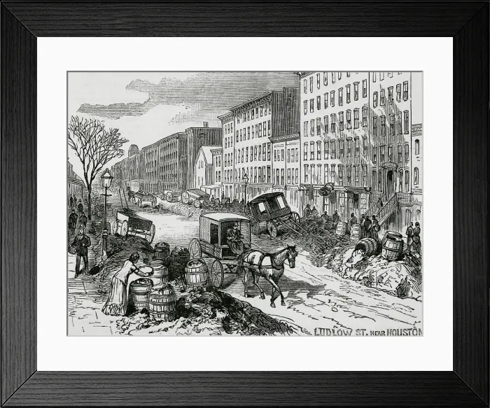 Framed Print : Ludlow Street, near Houston Framed Print : Ludlow Street, near Houston