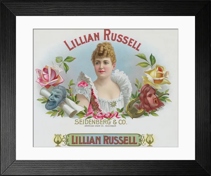 Framed Print : Lillian Russell Color Print Framed Print : Lillian Russell Color Print