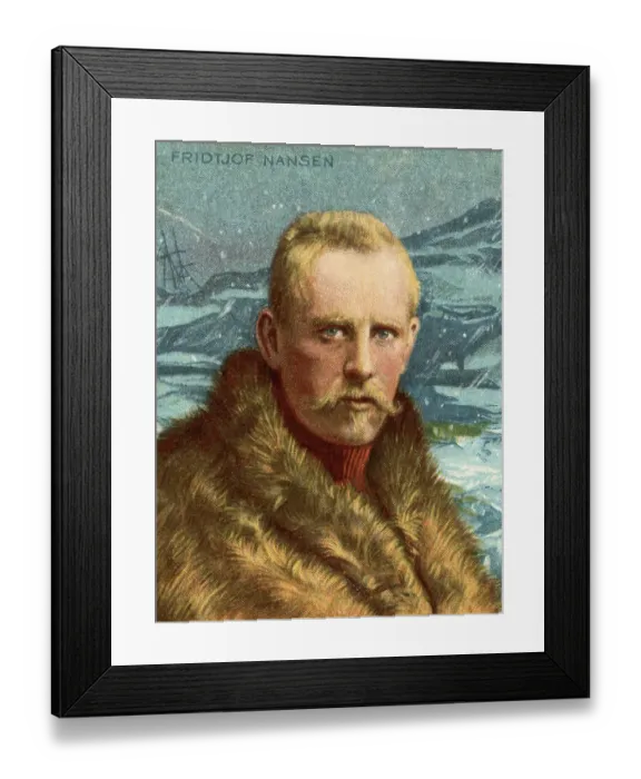 Framed Print : Portrait of Fridtjof Nansen Framed Print : Portrait of Fridtjof Nansen
