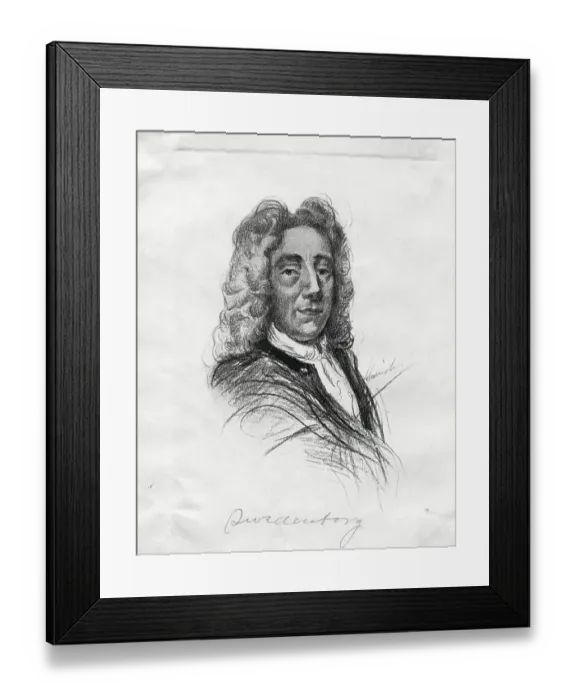 Framed Print : Portrait of Emanuel Swedenborg Framed Print : Portrait of Emanuel Swedenborg