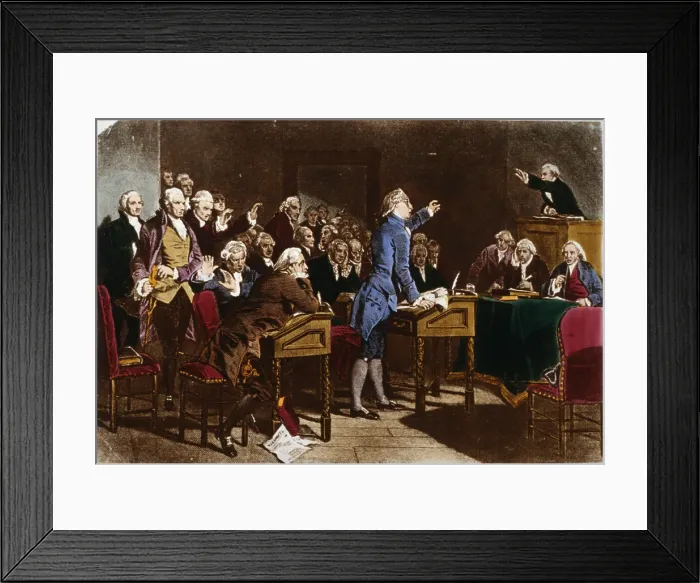 Framed Print : Patrick Henry Addressing the Virginia Assembly Framed Print : Patrick Henry Addressing the Virginia Assembly
