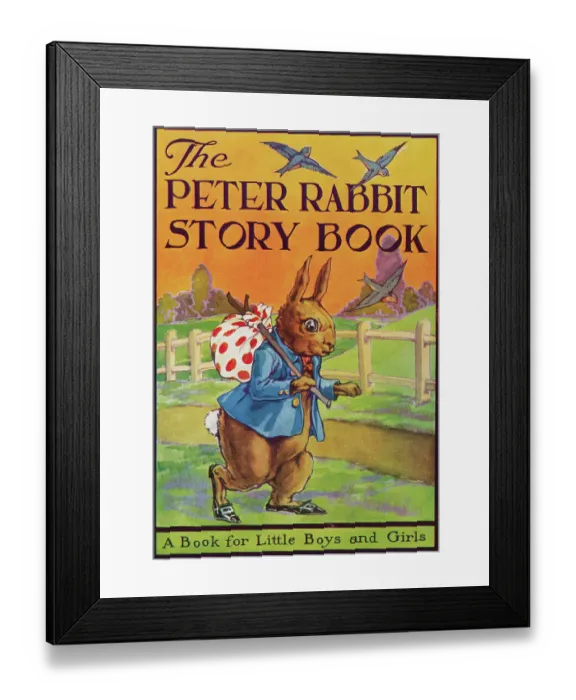 Framed Print : Cover Illustration for The Peter Rabbit Story Book Framed Print : Cover Illustration for The Peter Rabbit Story Book