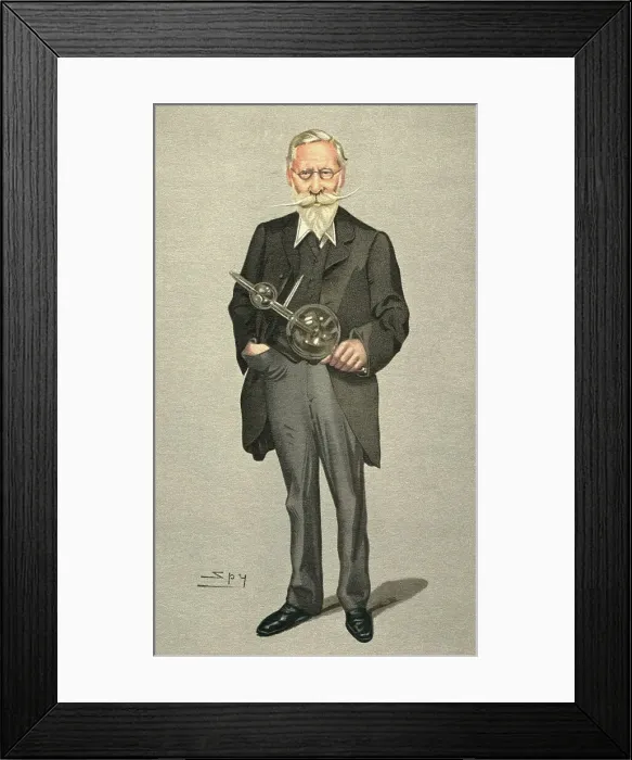 Framed Print : Ubi Crookes Ibi Lux by Leslie Matthew Ward Framed Print : Ubi Crookes Ibi Lux by Leslie Matthew Ward