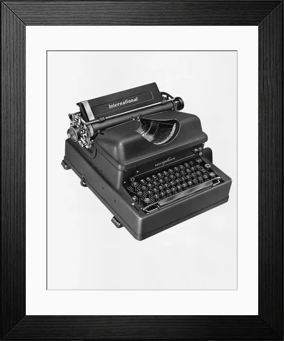 Framed Print : Early IBM Electric Typewriter Framed Print : Early IBM Electric Typewriter