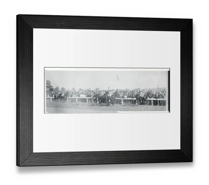 Framed Print : View of Kentucky Derby Framed Print : View of Kentucky Derby