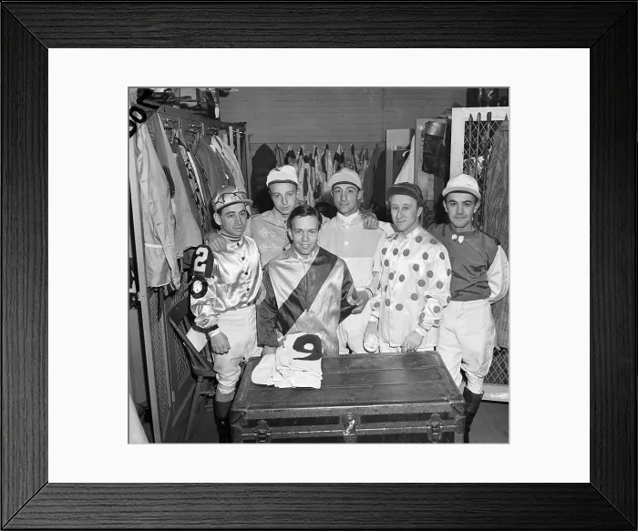 Framed Print : Portrait of Jockeys Framed Print : Portrait of Jockeys