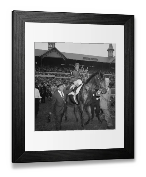 Framed Print : Ben Jones Leading Eddie Arcaro on Citation Framed Print : Ben Jones Leading Eddie Arcaro on Citation