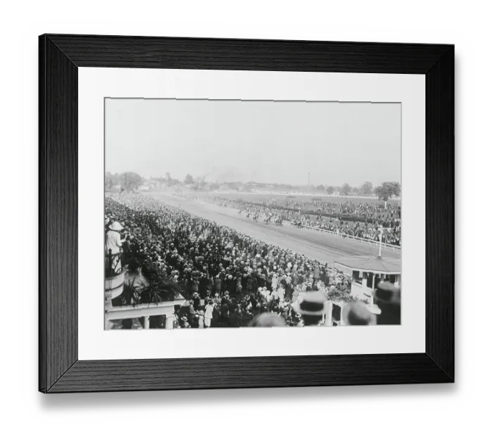 Framed Print : View of Kentucky Derby Framed Print : View of Kentucky Derby