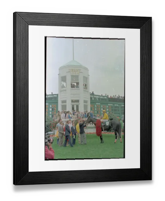 Framed Print : Winner of Kentucky Derby