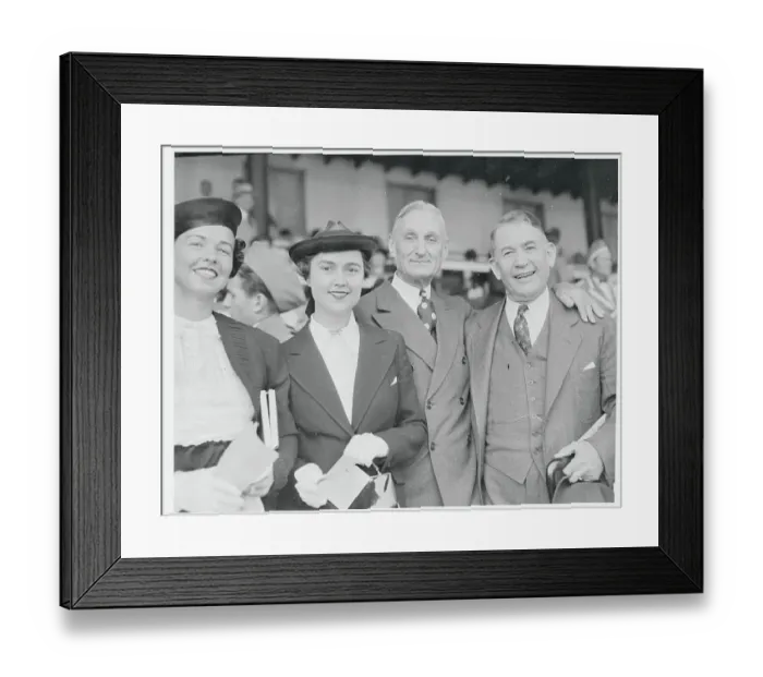 Framed Print : William Gibbs McAdoo Posing with Others Framed Print : William Gibbs McAdoo Posing with Others