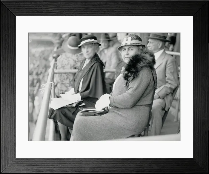 Framed Print : Mrs. Woodrow Wilson Attending Kentucky Derby Framed Print : Mrs. Woodrow Wilson Attending Kentucky Derby