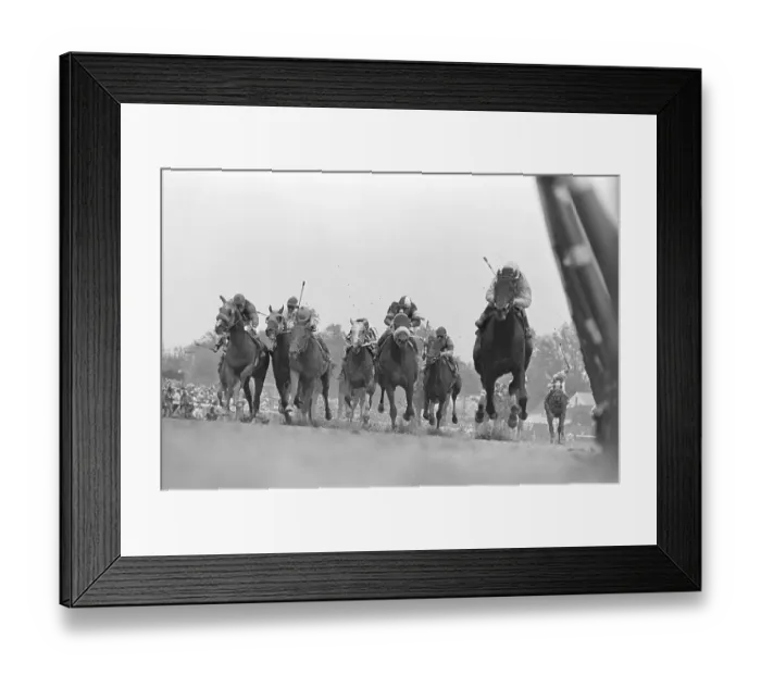 Framed Print : Swale Leading In The Kentucky Derby Framed Print : Swale Leading In The Kentucky Derby