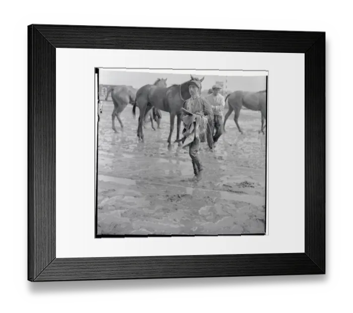 Framed Print : Eddie Arcaro Walking Covered with Mud Framed Print : Eddie Arcaro Walking Covered with Mud