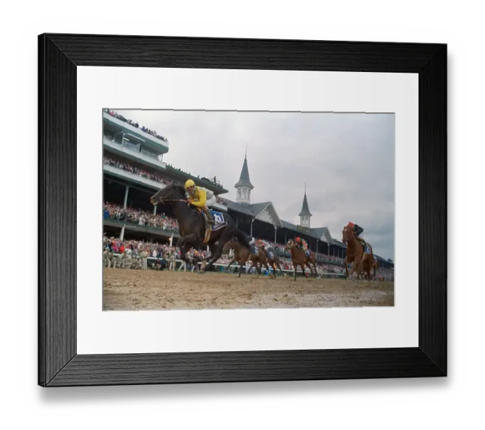 Framed Print : Sunday Silence Winning Kentucky Derby Framed Print : Sunday Silence Winning Kentucky Derby