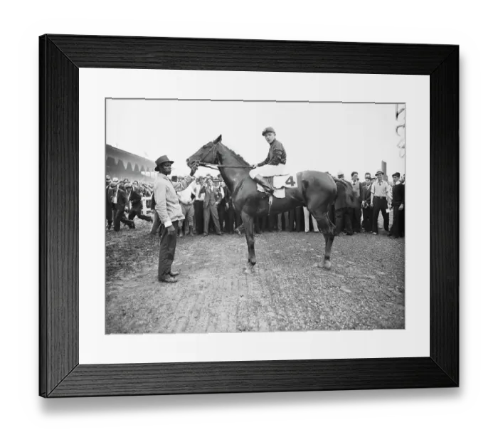 Framed Print : Charlie Kurtsinger Atop Winning Horse Framed Print : Charlie Kurtsinger Atop Winning Horse