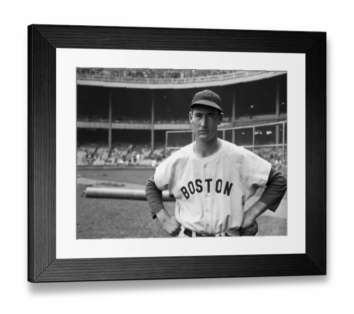 Framed Print : Ted Williams in Uniform Framed Print : Ted Williams in Uniform