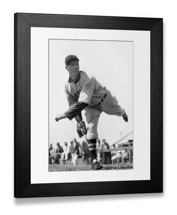 Framed Print : Bob Grove of Red Sox Throws Pitch Framed Print : Bob Grove of Red Sox Throws Pitch