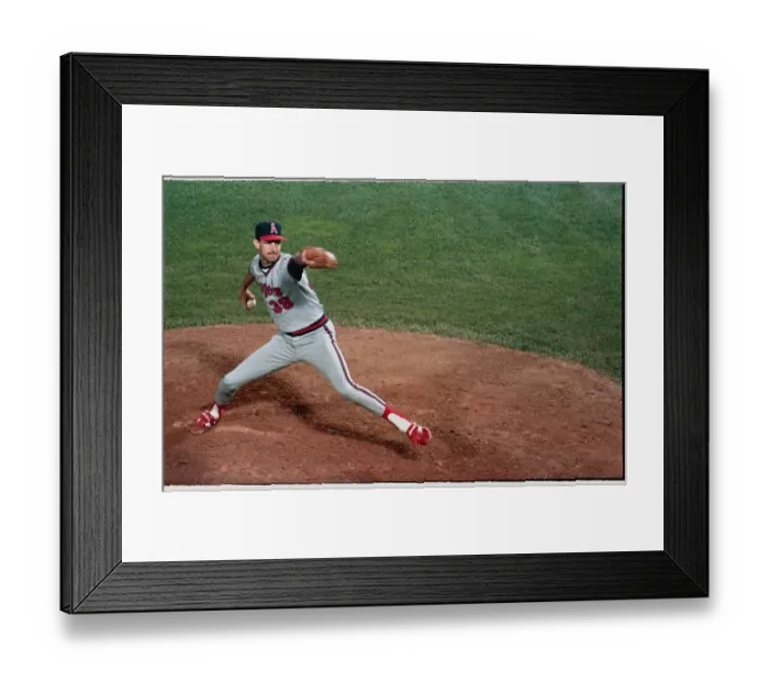 Framed Print : Angels Pitcher Mike Whitt in Baseball Action Framed Print : Angels Pitcher Mike Whitt in Baseball Action