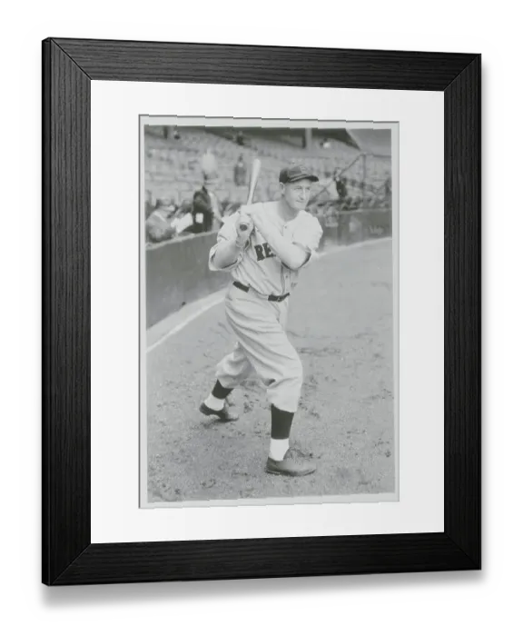 Framed Print : Smead Jolley Swinging Bat Framed Print : Smead Jolley Swinging Bat