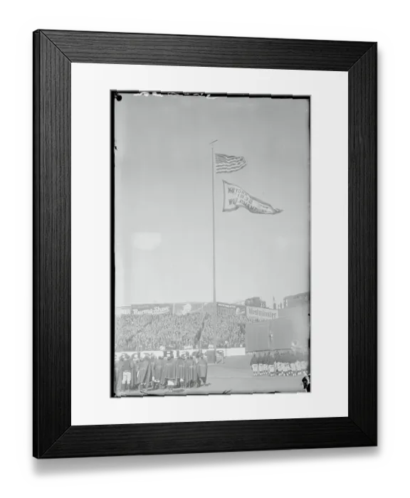 Framed Print : Yankees and Red Sox Standing at Attention Framed Print : Yankees and Red Sox Standing at Attention