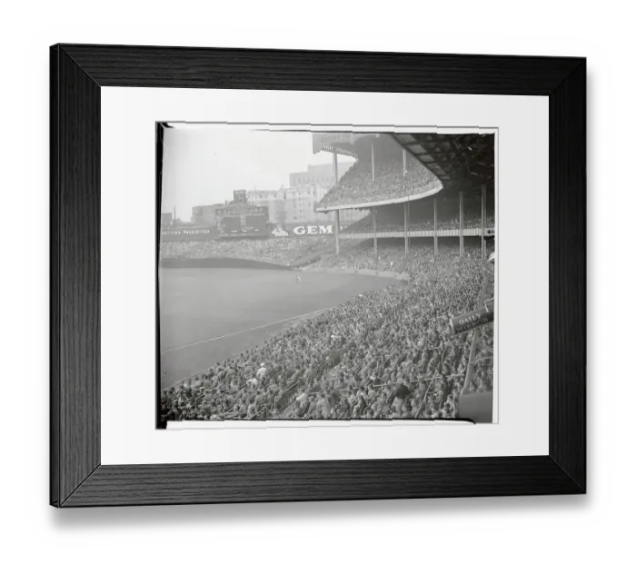 Framed Print : View inside Yankee Stadium