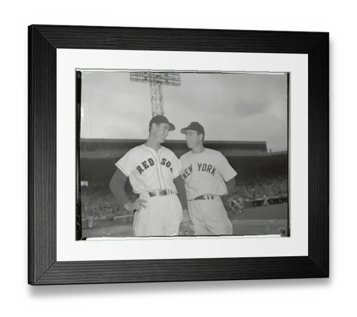 Framed Print : Joe DiMaggio and Ted Williams Framed Print : Joe DiMaggio and Ted Williams