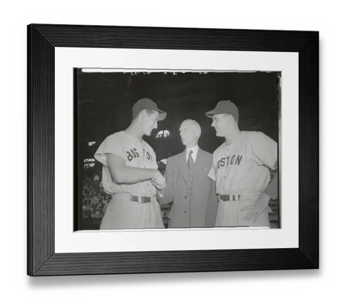 Framed Print : Ted Williams with Others Framed Print : Ted Williams with Others