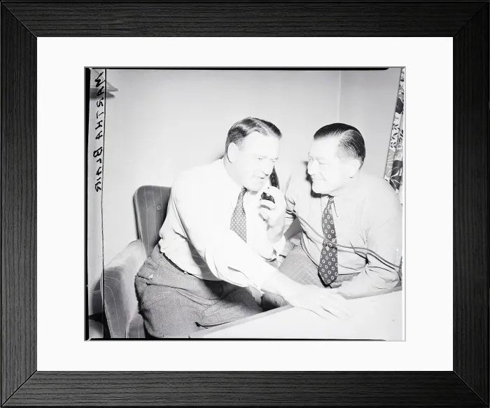 Framed Print : Red Sox Manager Phones News Of Win Framed Print : Red Sox Manager Phones News Of Win