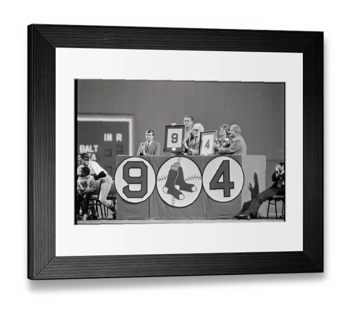Framed Print : Ceremony Retiring Red Sox Numbers Framed Print : Ceremony Retiring Red Sox Numbers