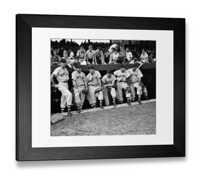 Framed Print : 1946 Boston Red Sox Team By Dugout Framed Print : 1946 Boston Red Sox Team By Dugout