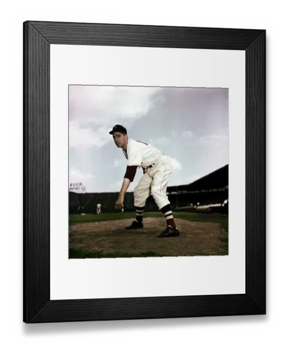 Framed Print : Earl Johnson Throwing the Baseball Framed Print : Earl Johnson Throwing the Baseball