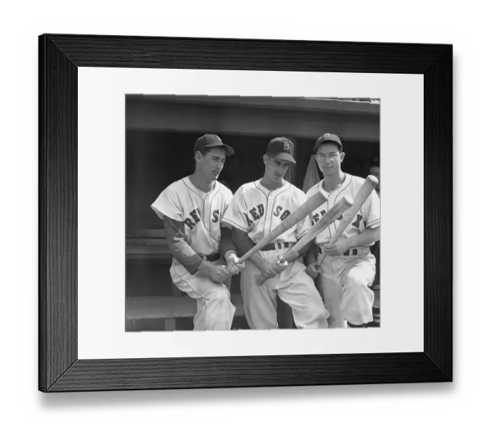 Framed Print : Portrait of Red Sox Players Framed Print : Portrait of Red Sox Players